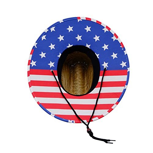 DAG Gear Printed Pattern Straw Sun Hat - Image 3