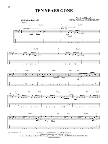 Led Zeppelin: Physical Graffiti: Authentic Bass Tab Edition