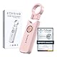ECHOVO Taschenalarm 140 dB mit LED - Selbstverteidigung für Frauen & Kinder, Schlüsselanhänger mit Alarm, sehr laut Schrillalarm, Handsirene, Abwehr & Selbstschutz für unterwegs zur Sicherheit (Pink)