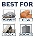 Bosch HS1425P 1-1/2 In. x 10 In. Wide Chisel SDS-plus Bulldog Hammer Steel