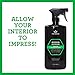 TriNova Interior Quick Detailer - Stain Remover, Dashboard Cleaner and Protectant, Car Vinyl, Rubber, Leather Cleaning tool. 18oz