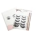 Produktbild Magnetischer Eyeliner Magnetic Eyelashes Kit,Wasserdichter Langlebiger Magnetic Eyeliner mit 5 Magnetes Wimpern,5 Paare Magnetische Wimpern mit Magnetic Eyeliner und Pinzette zum Natürliches Aussehen