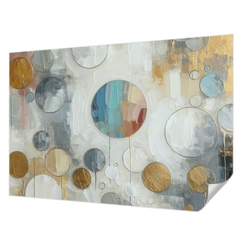 Papel pintado para sala de estar fotográfico y autoadhesivo de 152x104 cm 2