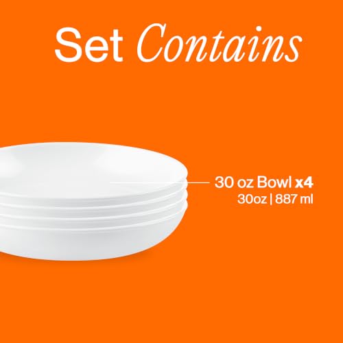 4-Pc 30-Oz Corelle Versa Pasta / Salad Bowls - image 3