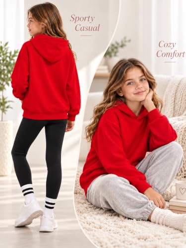 Girls Hoodies Soft Casual Cute Kids Hooded Sweatshirt Teens Fall Fashion - image 4