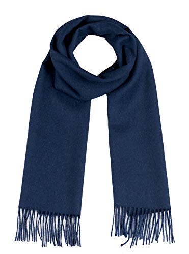 Inca Fashions - Luxurious 100% Baby Alpaca Scarf - Ultimate Softness - Classics for Men & Women (Navy)