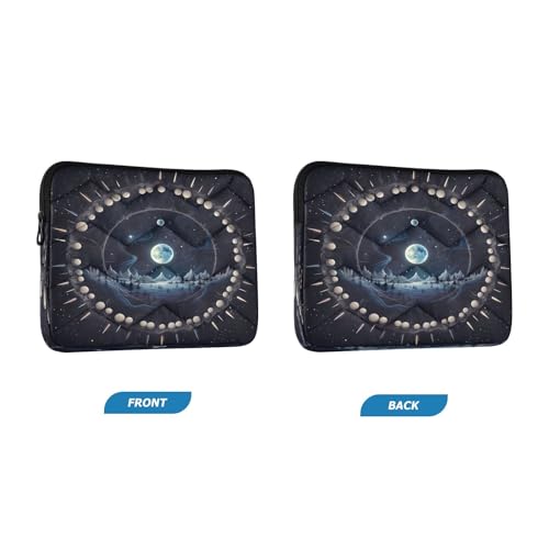Funda para portátil Starry Night Moon 13-14 pulgadas miniatura 2
