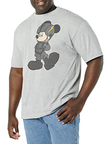 T-shirt Mickey Jet Pilot homme avec motif vintage imprimé haute définition en jersey