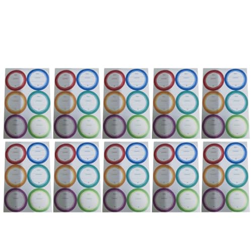 Amosfun 60��������O���\�ȃ{�g���X�e�b�J�[ ���@�\�H�i���x�� PP�������� �֗������₷���H�i�ۑ��܃{�g���p �ƒ��I�t�B�X�g����A�\�[�g�J���[�X�e�b�J�[