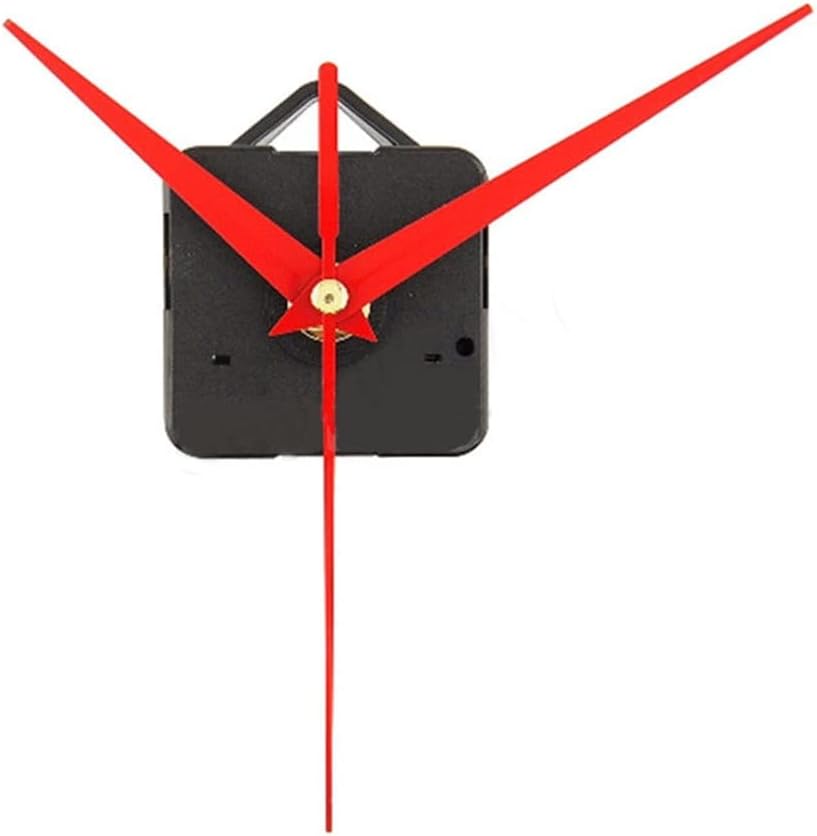 Wall Clock Quartz Movement Mechanism Operated DIY Repair Part Replacement Kit Long Pointers(22mm Spindle)