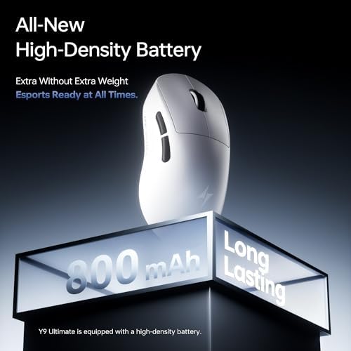 ATK Dragonfly Y9 Pro Max Gaming Mouse - White - 5