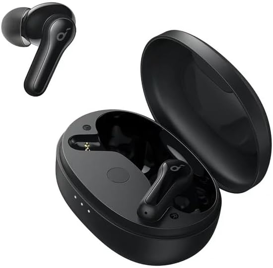 Auriculars Soundcore Life Note C amb estoig de càrrega obert