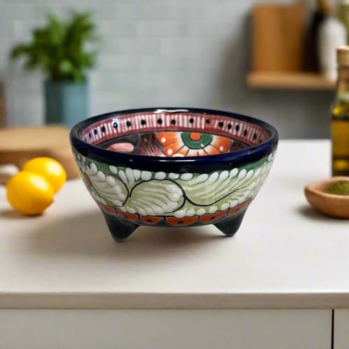 Talavera Salsa Bowl | Handmade Mexican Ceramic Sauce Dish-1 Piece