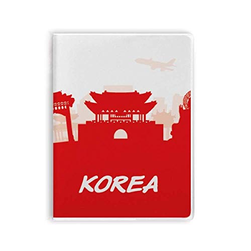 Carnet à couverture souple en gomme rouge au toucher velours