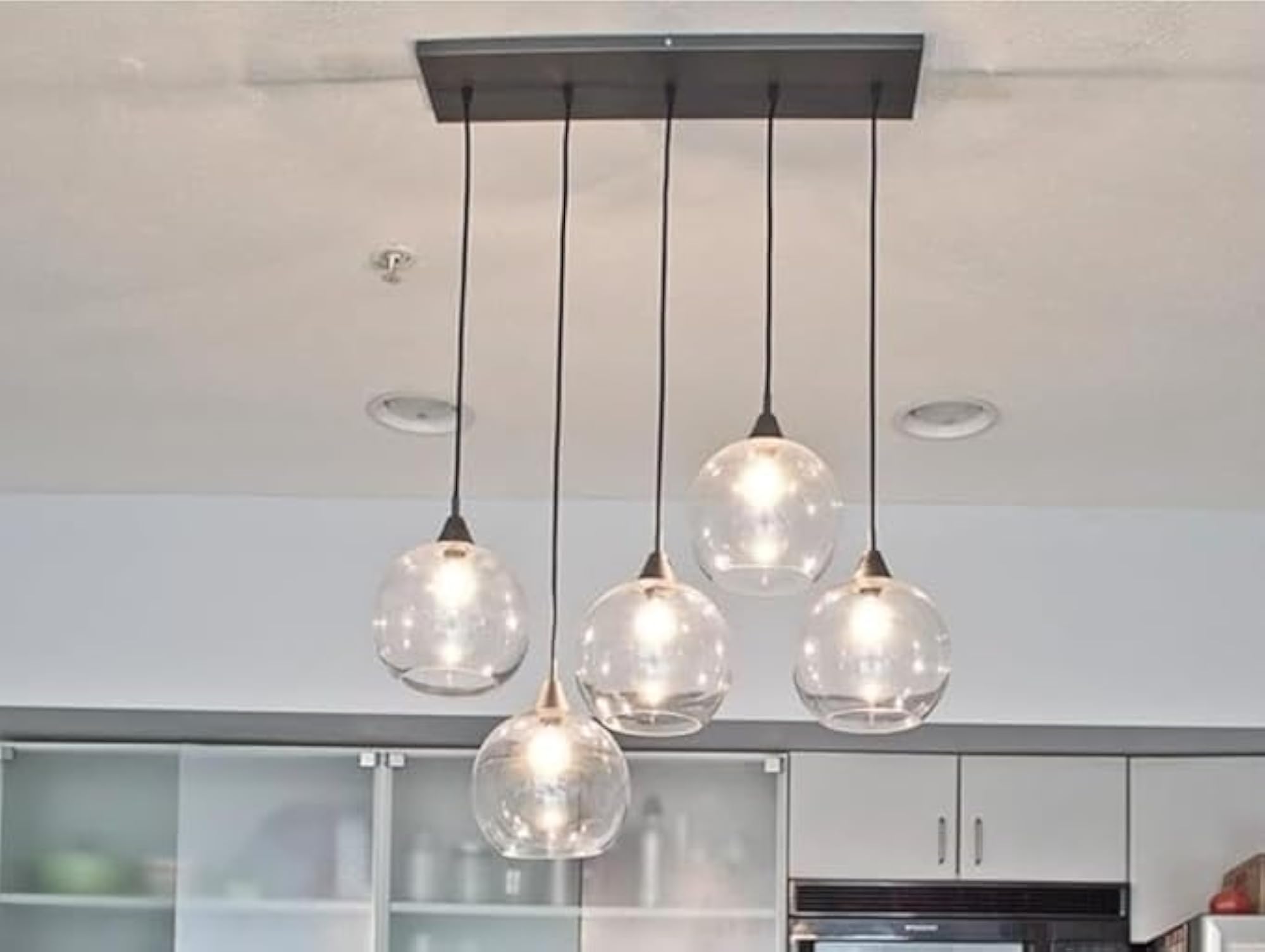 10 Lights Chandelier for Dining Table, Decorative Hanging Light