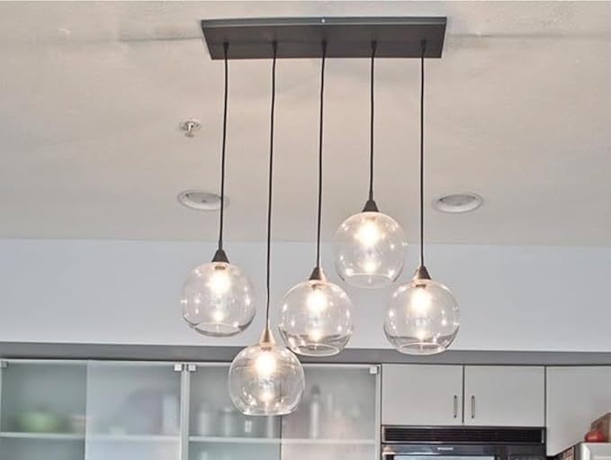 Image of Avior 10 Lights Chandelier for Dining Table, Hanging Light for Living Room, Pendants Ceiling Lamp for Drawing Room and Home Decorative Lamps