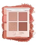 Mineral Fusion Eyeshadow Palette | Vegan Eye Makeup with Matte, Satin, and Shimmer Finishes | Natural, Lightweight Formula (Summer Vacation)