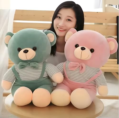 Image of Tickles Super Soft Teddy Stuffed Animal Plush Toy for Kids Birthday Gifts (Color: Green; Size: 40 cm)