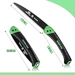 MOSSY OAK Folding Saw - 7 Inch Pruning Hand Saw with Pouch, D6A & M2 Bimetal Saw Blade, Hunting Saw Foldable for Deer, Tree, Wood, and Limb Cutting - Image 4