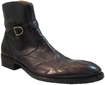 Gianfranco Butteri 40617 Men's Italian Ankle Boots Side Zipper
