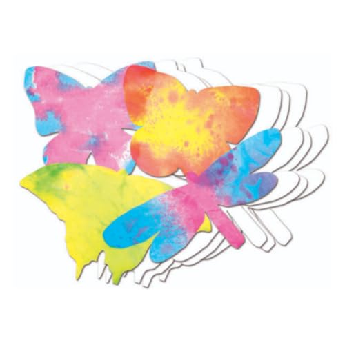 Roylco Inc. R-2445 Color Diffusing Butterflies White, 7 IN X 11 IN ,count of 48
