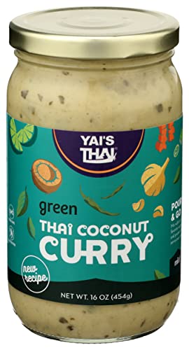 Yai's Thai Green Coconut Curry Sauce 16 Ounce #TOP11