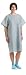 BHmedwear Traditional Patient Unisex Hospital Gown 3 PACK (Star Blue)