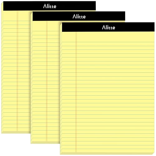Bloc d'écriture perforé Alitte jaune pour libérer vos idées
