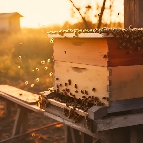 Colingmill JYI-COLINGMILL-0001 Deep Bee Box For 10 Frame Unassembled Hive Box Brood Boxes thumb #5
