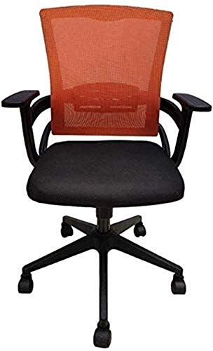 Chaise gaming ergonomique réglable avec dossier orange ventilé