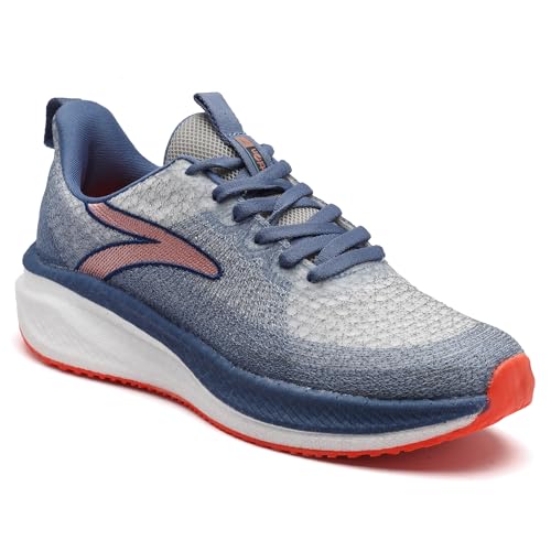 Image of Action | Athleo | TURBO-1301 | Men's | Lace-Up | Running | Shoes | Trendy | Lightweight | Comfortable | Durable | Sports | Shoes