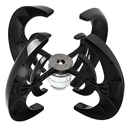 Wind Turbine Kit 1200W Power Generator 4?Blade Lantern Type for Charging Boats, Cabins and Mobile Homes(24V)