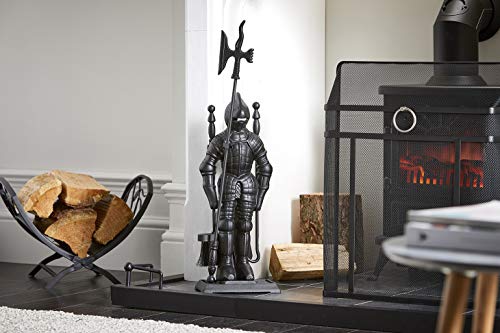 Soldat Noir de 72,4 cm par Inglenook : ensemble d'accessoires de cheminee 5 pieces - 4