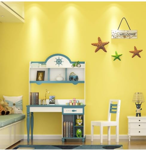 Image of DEEMUS Light Yellow Matte Peel & Stick Self Adhesive Waterproof Sticker for Living Room, Bedroom Office,Almirah, Floor, Tabletop, Wall, Fridge,& Renovation Projects (2 x 50 Feet)