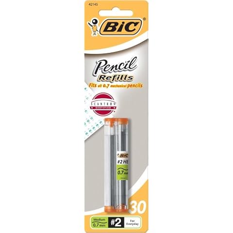 BIC 0.7mm Medium Point Pencil Lead Refills Cover