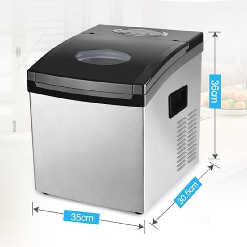 Fabricadora de hielo comercial para tiendas de té con leche y cafeterías, completamente automática y de tamaño pequeño y cuadrado miniatura 2