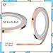 ARTIMUSES 7/32 Inch Black Backed Copper Foil Tape for Stained Glass,36 Yards (2Rolls)