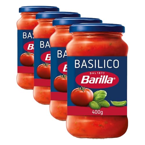 Barilla Salsa para Pasta Basilico, 400g (Paquete de 4)