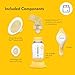 Medela Harmony Manual Breast Pump, Compact Swiss Design with PersonalFit Flex Shields and Medela's 2-Phase Expression Technology