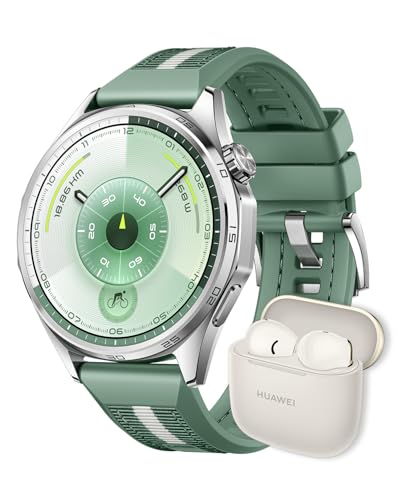 yFreeBudsZbgzHUAWEI WATCH GT 6 46mm X}[gEHb` 1.47C` Œ21ԃobe[ St/TCNO/oR X|[c[h100ވȏ GPS /Nj^O iOS & Android