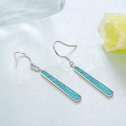 Turquoise Earrings 925 Sterling Silver Turquoise Jewelry Western Jewelry Gifts for Women3