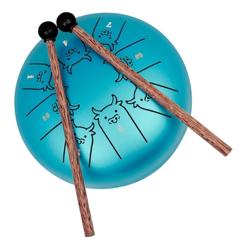 Milisten 1 Set Tongue Drum Portable Musical Instrument for Adults Unique Design for Beginners for Showcasing Talent and Passion Distinctive Sound for Percussion Enthusiasts