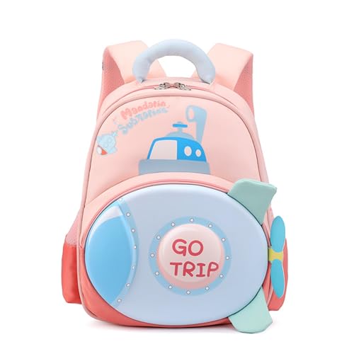 Sac à dos de maternelle rose clair pour fille et garçon