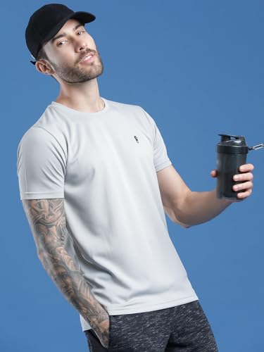 Image of EPPE Men's Round Collar T-Shirt | Regular & Dry Fit Summer Stylish Casual Tee | Polyester Half Sleeve T-Shirts for Men.