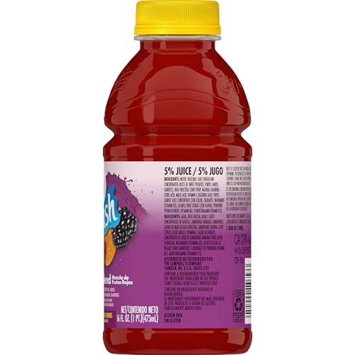 Image of V8 Splash Berry Blend Flavored Juice Beverage, 16 fl oz Bottle (12 Pack)