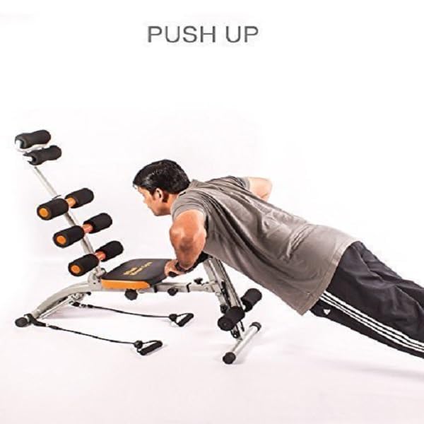 Image of IRIS 22-in-1 Multifunction Ab Bench - Total Body Crunch Trainer for Abs, Back, Shoulders & Legs, Adjustable Workout Bench for Core Strength, Toning & Full Body Exercise