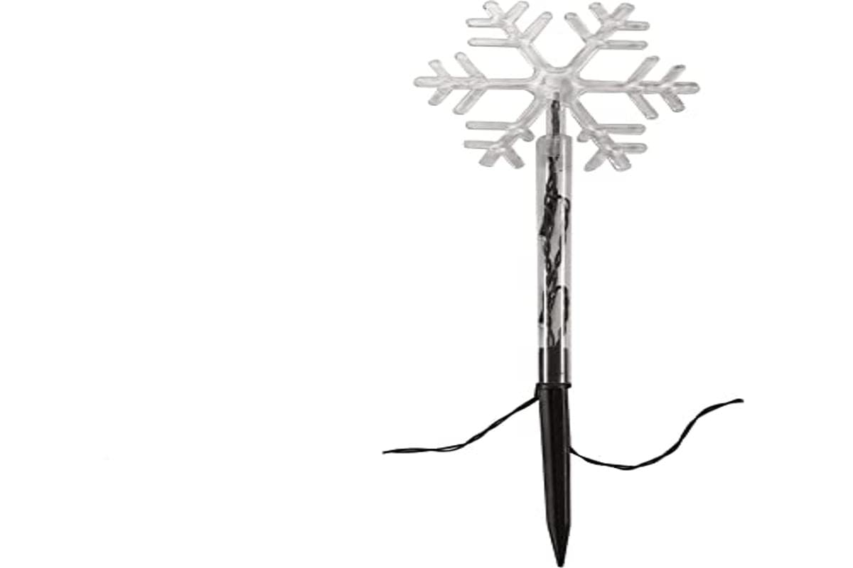 Smart Garden Ltd Set of 8 Snowflake Pathfinder Stake Lights
