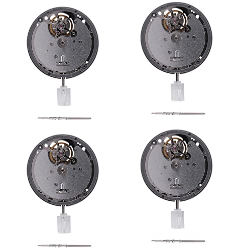 Ruitutedianzi 4X 機械式自動巻き腕時計ムーブメント 交換用 全ムーブメント TMI NH38/NH38Aスペアパーツアクセサリーに適合, シルバー
