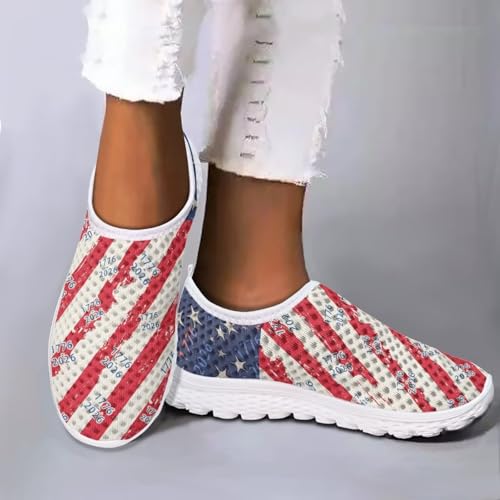 Image of Athletic Tennis Sneakers Road Road Running Shoes US 5.5-11.5 Slip On Shoes for Women