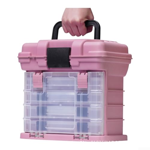 Boîte de rangement pour articles de pêche en polypropylène vert foncé - 2
